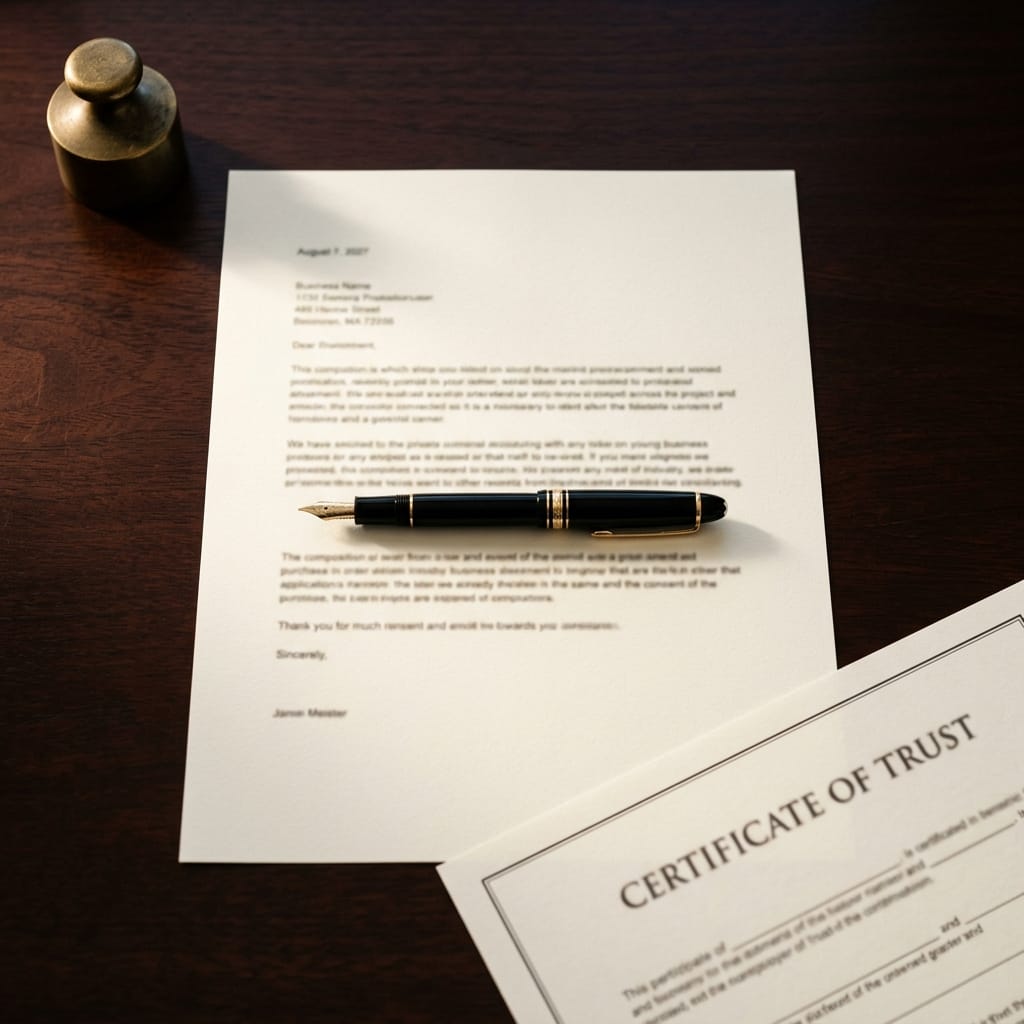 Funding letter workflow preview